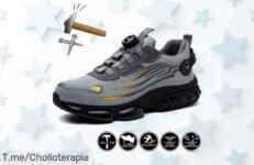 Descubre el chollazo en zapatos de seguridad con botón giratorio, resistentes y cómodos ¡No te quedes sin tus botas protectoras! Oferta limitada que vuela rápido