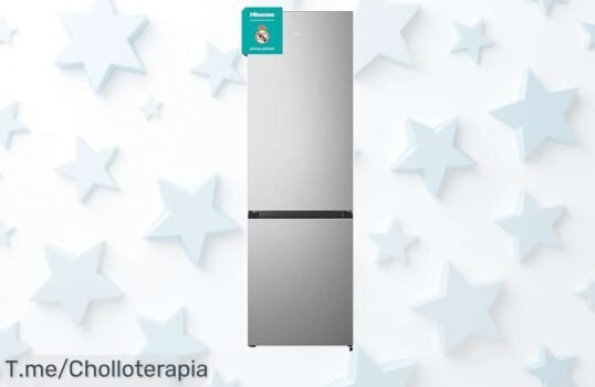 Descubre el frigorífico combi Hisense, un super chollo en frescura y espacio que no puedes dejar pasar ¡Aprovecha su diseño reversible y llévatelo antes de que se acaben!