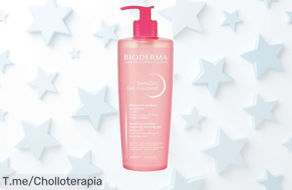 Descubre el gel limpiador que transforma tu piel: Bioderma Sensibio, limpieza suave y efectiva en un solo paso. ¡No te pierdas este ofertón antes de que se agote!