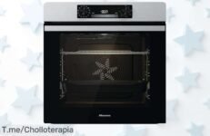 Descubre el horno Hisense BI64211PXOL con cocción perfecta al instante y sin descongelar, ¡un super chollo que no querrás perderte! Compra ya antes de que se agote