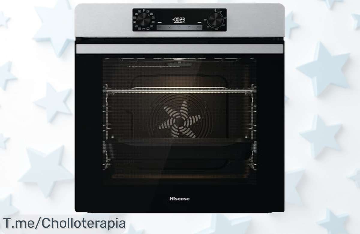 Descubre el horno Hisense BI64211PXOL con cocción perfecta al instante y sin descongelar, ¡un super chollo que no querrás perderte! Compra ya antes de que se agote.
