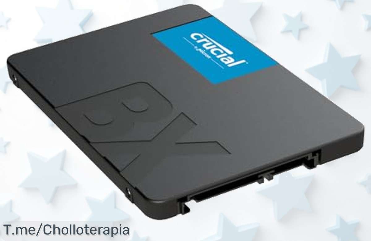 Descubre el increíble Crucial BX500 SSD de 1TB con velocidad loca y seguridad total. ¡Aprovecha este ofertón limitado y hazlo tuyo antes que se agote!