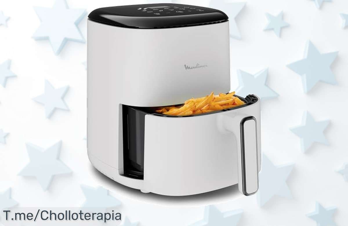 Descubre el increíble Moulinex Easy Fry & Grill Vision a un precio loco y cocina saludable con 10 programas automáticos. ¡No te pierdas este ofertón, compra ahora antes de que se agoten!