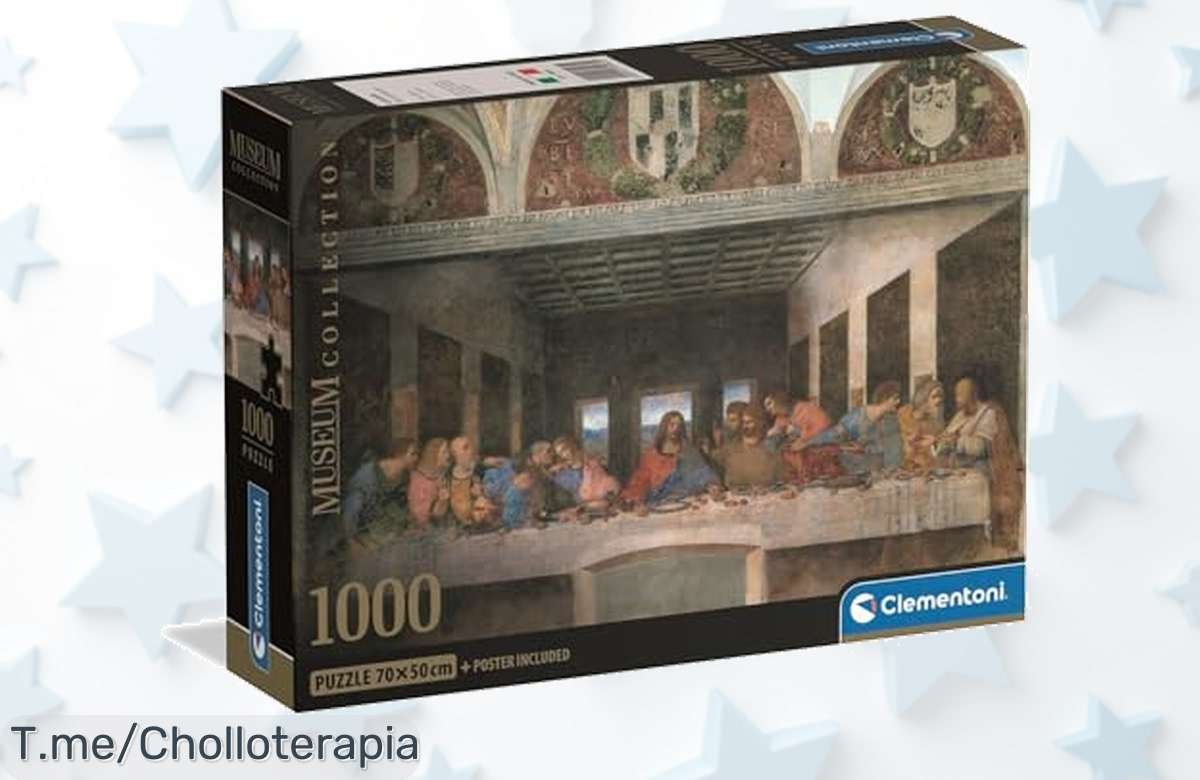 Descubre el increíble puzzle de 1000 piezas La Última Cena a un precio loco, disfruta una experiencia artística única y armalo antes que se agote. ¡Compra ahora este ofertón!
