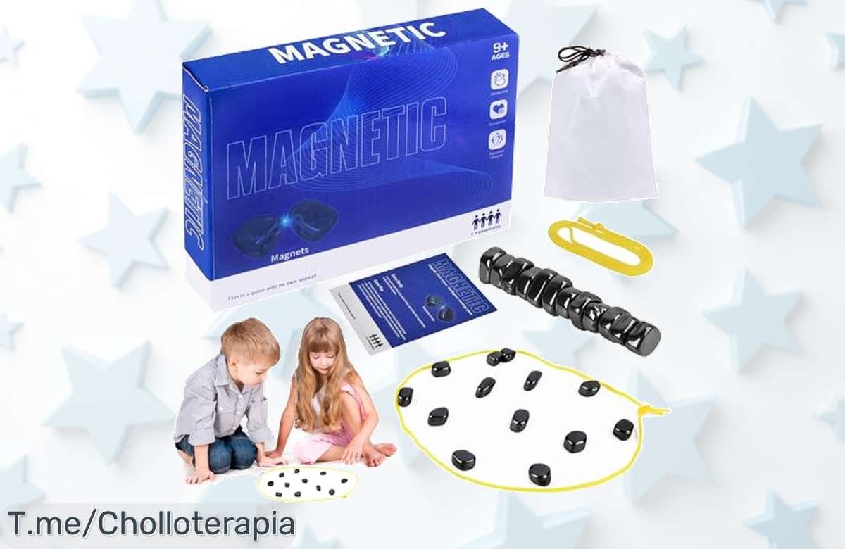 Descubre el juego de ajedrez magnético que hará volar tu mente y divierte a todos en casa, ¡aprovecha este super chollo antes de que se agote!