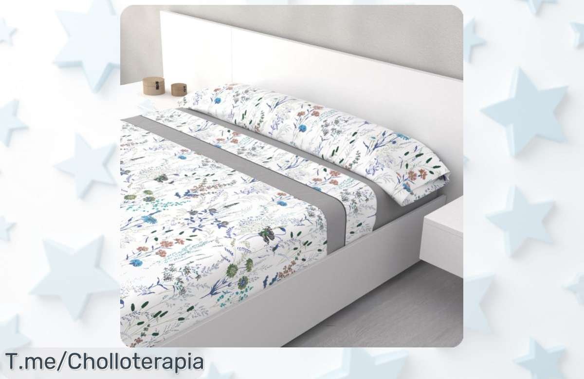 Descubre el juego de sábanas KYTZIAS y transforma tus noches con su tacto extrasuave, aprovecha este ofertón limitado y siente la frescura en tu hogar ¡Compra ya!