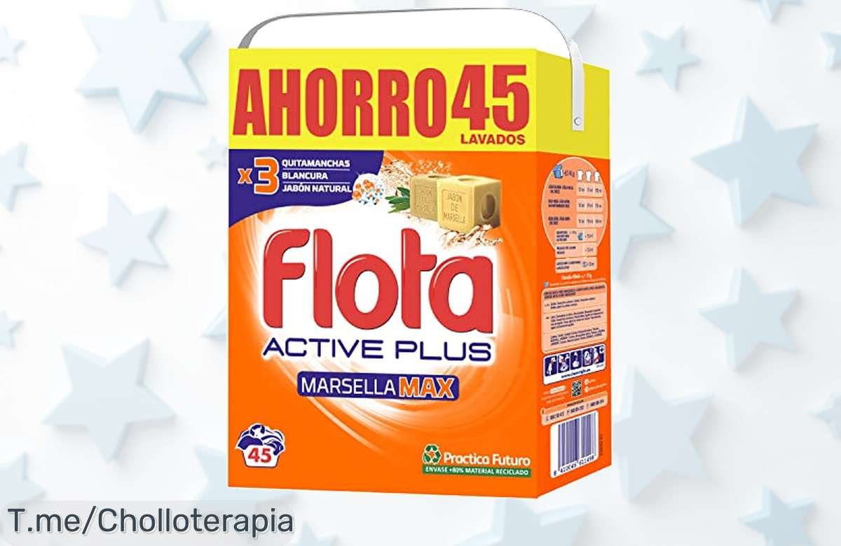 Descubre el limpiador de ropa que lo hace todo y deja tus prendas brillando como nuevas, aprovecha este super chollo de 45 lavados antes de que se agote. ¡Compra ya!