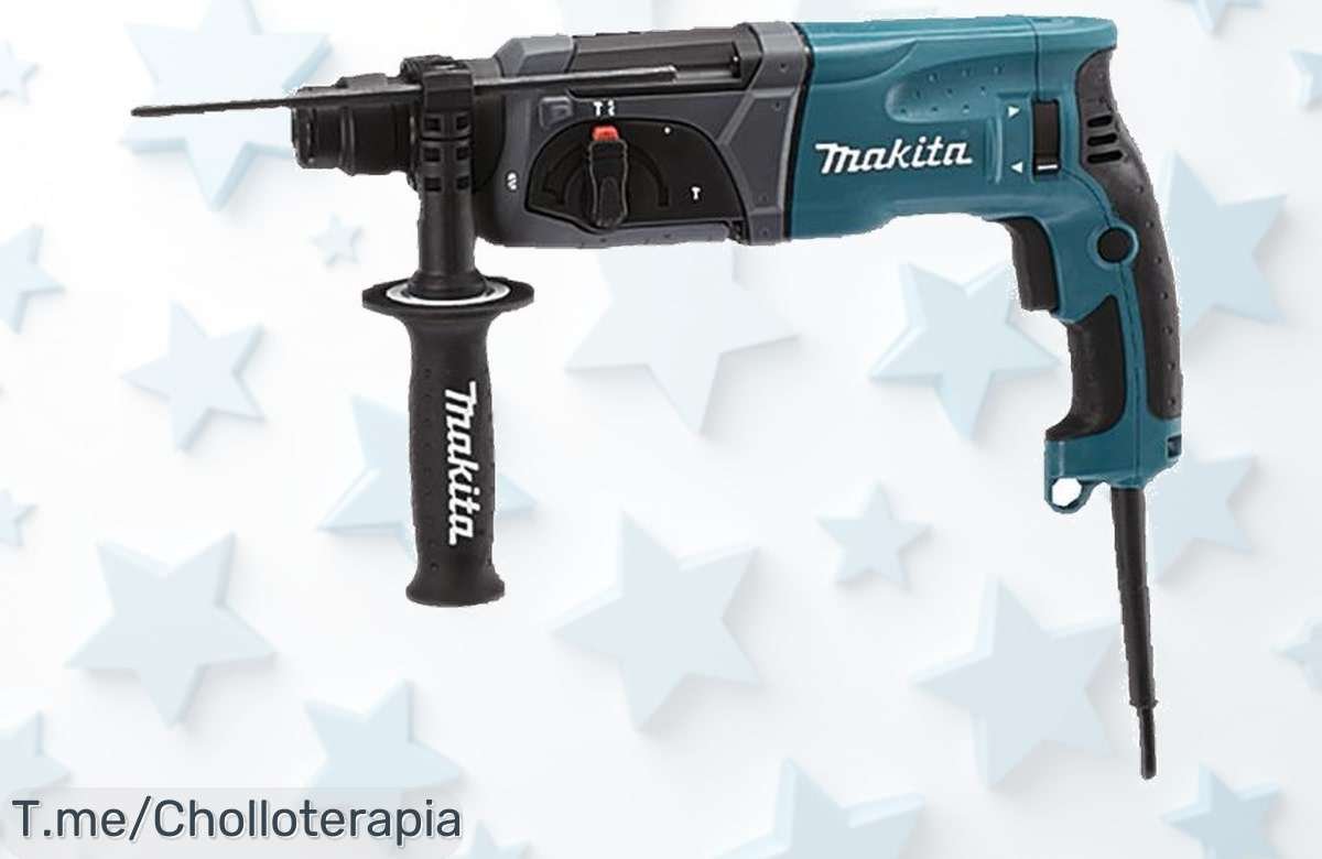 Descubre el martillo MAKITA HR2470, ligero y potente para perforar concreto sin esfuerzo. ¡No dejes pasar este ofertón único antes de que se agote!