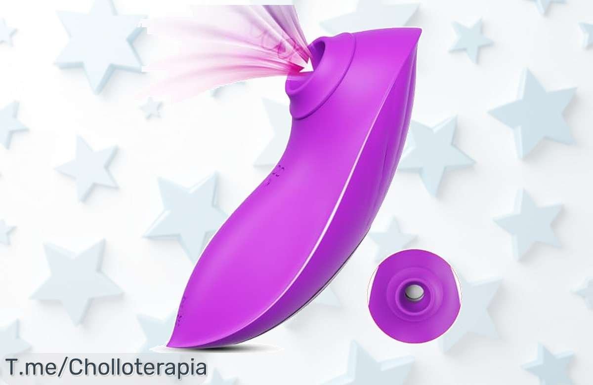 Descubre el masajeador succionador, 12 modos irresistibles que transformarán tus noches en pura diversión. ¡Aprovecha este super chollo y hazlo tuyo ya!