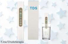 Descubre el medidor de calidad del agua que detecta metales al instante: ¡super chollo para cuidar a tu familia! Aprovecha esta oferta única antes de que se agote