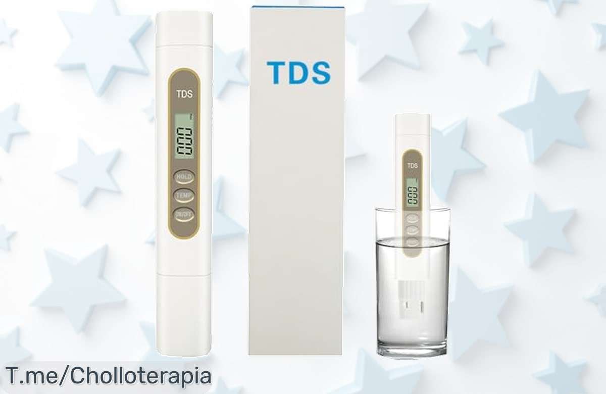 Descubre el medidor de calidad del agua que detecta metales al instante: ¡super chollo para cuidar a tu familia! Aprovecha esta oferta única antes de que se agote.