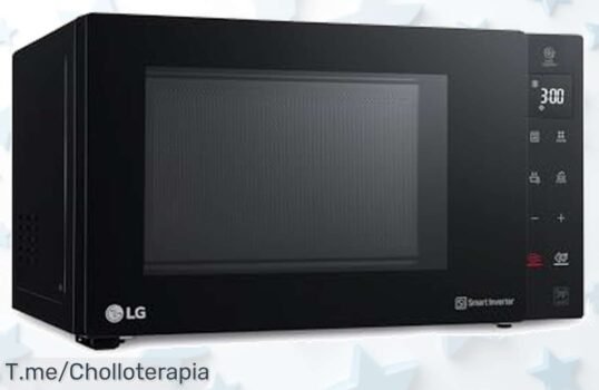Descubre el microondas LG MH6535GIB y cocina delicioso como nunca con su tecnología Smart Inverter No dejes pasar este chollazo, ¡oferta limitada!
