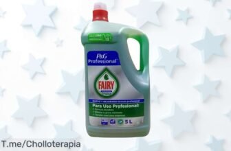 Descubre el nuevo Fairy lavavajillas concentrado de 5L, la fórmula que arrasa con la grasa y deja tus platos relucientes ¡Aprovecha este super chollo antes de que se agote!