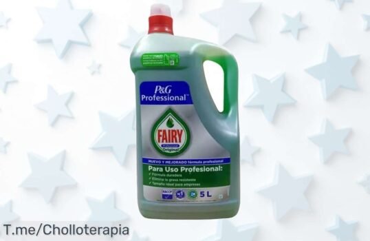 Descubre el nuevo Fairy lavavajillas concentrado de 5L, la fórmula que arrasa con la grasa y deja tus platos relucientes ¡Aprovecha este super chollo antes de que se agote!