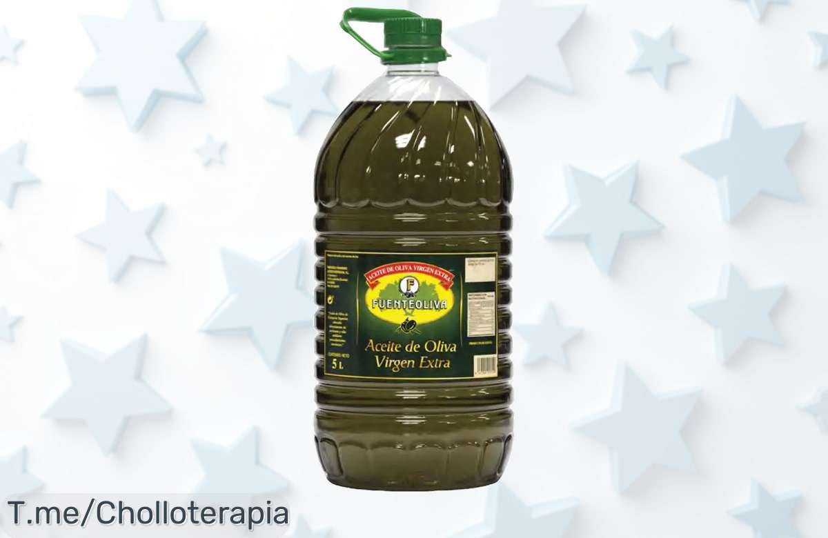 Descubre el nuevo Fuenteoliva Aceite de Oliva Virgen Extra 5 Litros: ¡sabor inigualable y calidad sorprendente! Aprovecha este super chollo antes que se agote, stock limitado.