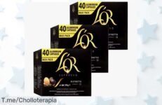 Descubre el ofertón de Ristretto L'Or: 120 cápsulas de café gourmet para disfrutar en casa ¡No te quedes sin tu super chollo, compra ya antes que se agoten!
