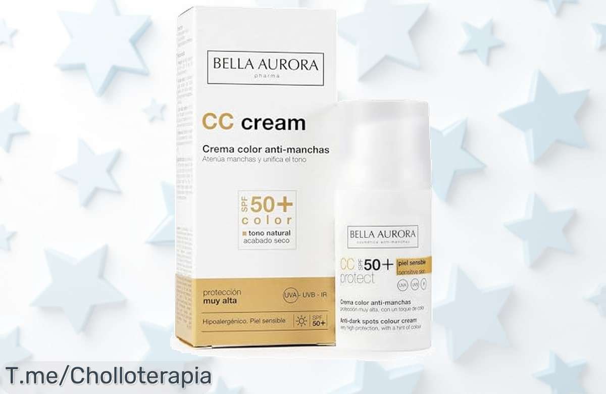 Descubre el ofertón de la crema color antimanchas que protege tu piel y combate el envejecimiento, ¡aprovéchala ahora antes de que se agote!