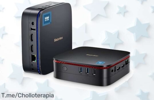 Descubre el ofertón del Blackview Mini PC con 16GB RAM y 512GB SSD a precio loco, ¡Aprovecha este super chollo en 4K HD y WiFi 5G antes de que se agote!