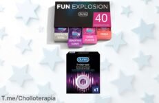 Descubre el pack Durex Fun Explosion y disfruta de 40 preservativos más un anillo de placer a un precio loco ¡Aprovecha este ofertón limitado y compra ya!