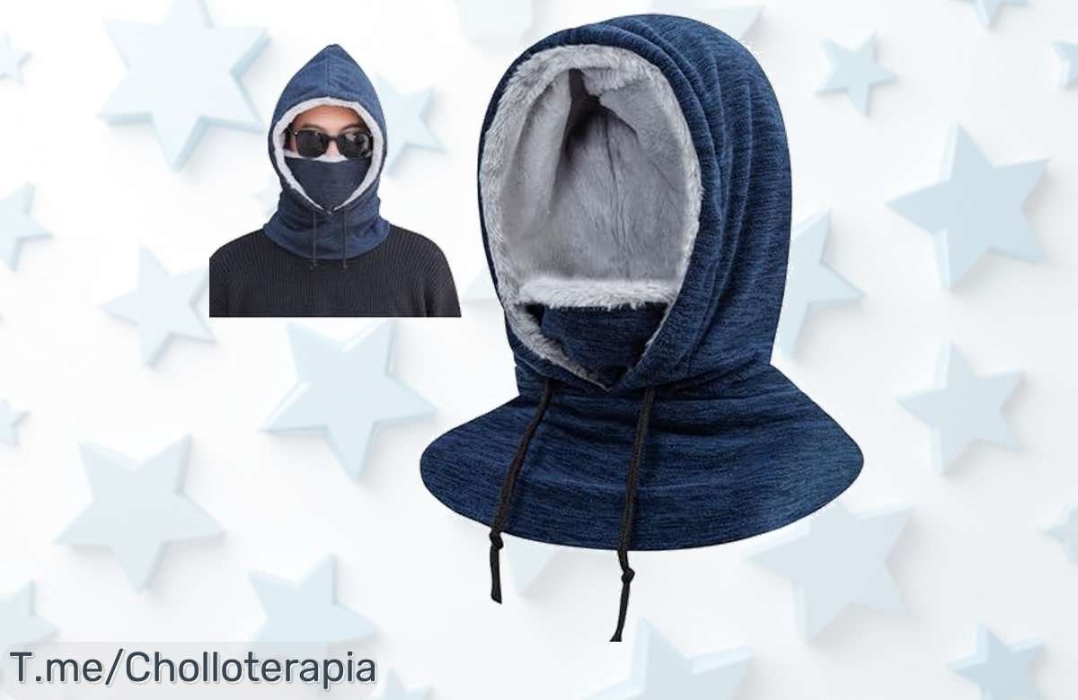 Descubre el pasamontañas que todos desean: protección total y calidez extraordinaria en un super chollo. ¡Aprovecha esta oferta única antes de que se agote!