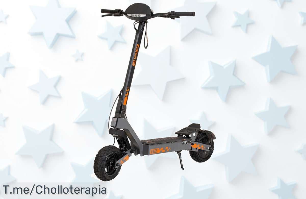 Descubre el patinete KUKIRIN G2 Master con 800W de potencia y 60 km de diversión, ¡ofertón limitado que no puedes dejar pasar! Corre por tu super chollo ahora mismo.