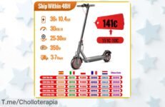 Descubre el patinete eléctrico N7PRO: ligero, con 30 km de autonomía y motor potente Aprovecha este ofertón increíble a precio de ganga, ¡compra ya antes que se acabe!