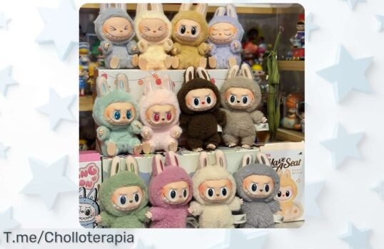 Descubre el regalazo perfecto: Llavero burbuja de conejo en vinilo, ¡un super chollo limitado que encantará a todos! No esperes más, compra ya antes que se agote