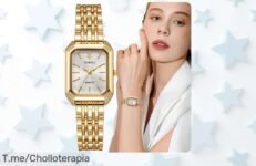 Descubre el reloj de lujo que hará brillar tu estilo por un precio loco, con elegante diseño dorado No te quedes sin la oportunidad de deslumbra hoy mismo