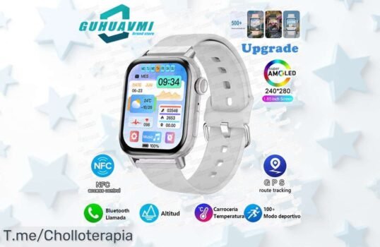 Descubre el reloj inteligente Series 10 con llamadas Bluetooth y más de 500 fondos personalizables a un precio loco: ¡no te quedes sin el tuyo, los stocks vuelan!