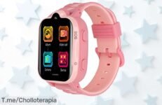 Descubre el reloj inteligente que conecta a papás y peques en un instante ¡Un super chollo impermeable con videollamadas y GPS! No dejes pasar esta oferta única, actúa ya