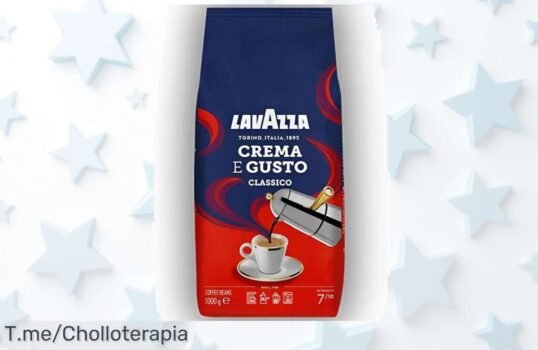 Descubre el sabor auténtico de Lavazza Crema y Gusto Tradición en grano 1 kg: un super chollo que hará vibrar tu paladar, ¡hazte con el tuyo antes de que se acabe!