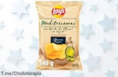Descubre el sabor loco de Lay's Mediterráneas: ¡Patatas crujientes con aceite de oliva que todos querrán! Aprovecha este ofertón y corre a comprar antes de que se agoten