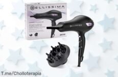 Descubre el secador Bellissima con cerámica y turmalina, un ofertón que transforma tu peinado en segundos ¡No te quedes sin él, oferta limitada!