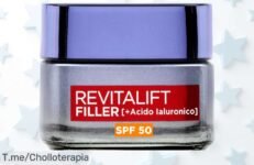 Descubre el secreto de la juventud con L'Oréal Revitalift: ¡Crema de Día SPF 50 y Crema-Gel Nutritiva a un precio loco! ¡Luce fabulosa hoy mismo, las unidades vuelan!