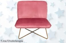 Descubre el sillón de terciopelo que todos quieren, con su elegancia y suavidad exclusiva Aprovecha este ofertón ¡y transforma tu hogar antes de que se agote!