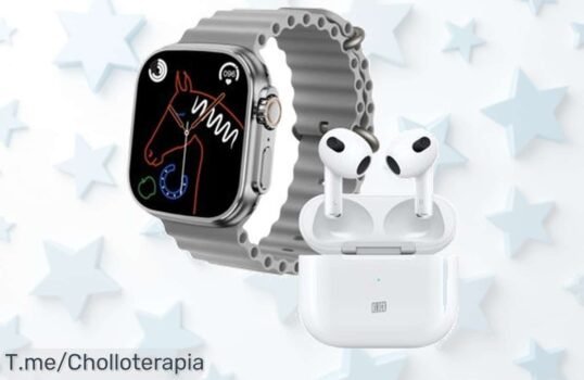 Descubre el smartwatch Klack S8 Ultra Plus con auriculares inalámbricos Pro 6s a un precio loco, monitoriza tu salud y mejora tu vida ¡Oferta limitada, compra ya!