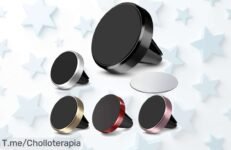 Descubre el soporte magnético para tu teléfono, un super chollo que mantiene tu móvil seguro al conducir ¡Aprovecha este ofertón y hazte con el tuyo antes de que se agoten!