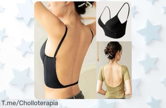Descubre el sujetador invisible que hará brillar tu escote como nunca con un diseño sexy y sin costuras, ¡super chollo en precio loco solo por tiempo limitado!