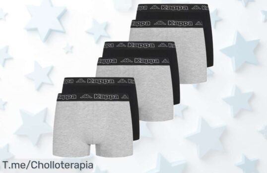 Descubre el súper chollo: Pack de 6 calzoncillos Kappa Iconic, calidad a precio loco ¡Renueva tu ropa interior con estilo y actúa ahora antes que se agoten!