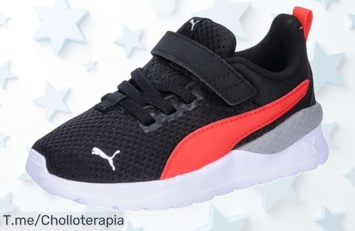 Descubre el super chollo Sneakers PUMA Anzarun Lite con suela ultra resistente, perfectas para las aventuras de tu peque. ¡No te quedes sin ellas, están volando!