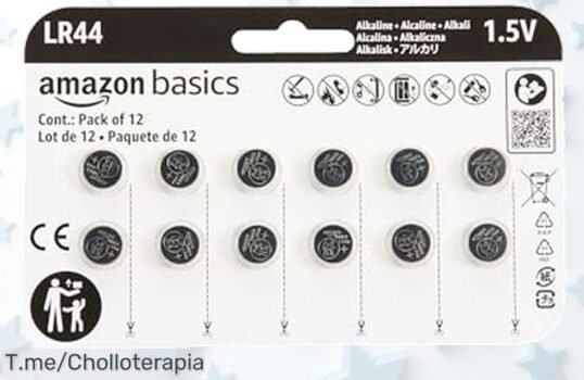 Descubre el super chollo de 12 pilas LR44 que darán vida a tus gadgets, ¡no te quedes sin energía! Aprovecha este ofertón brutal antes de que se agoten y compra ya