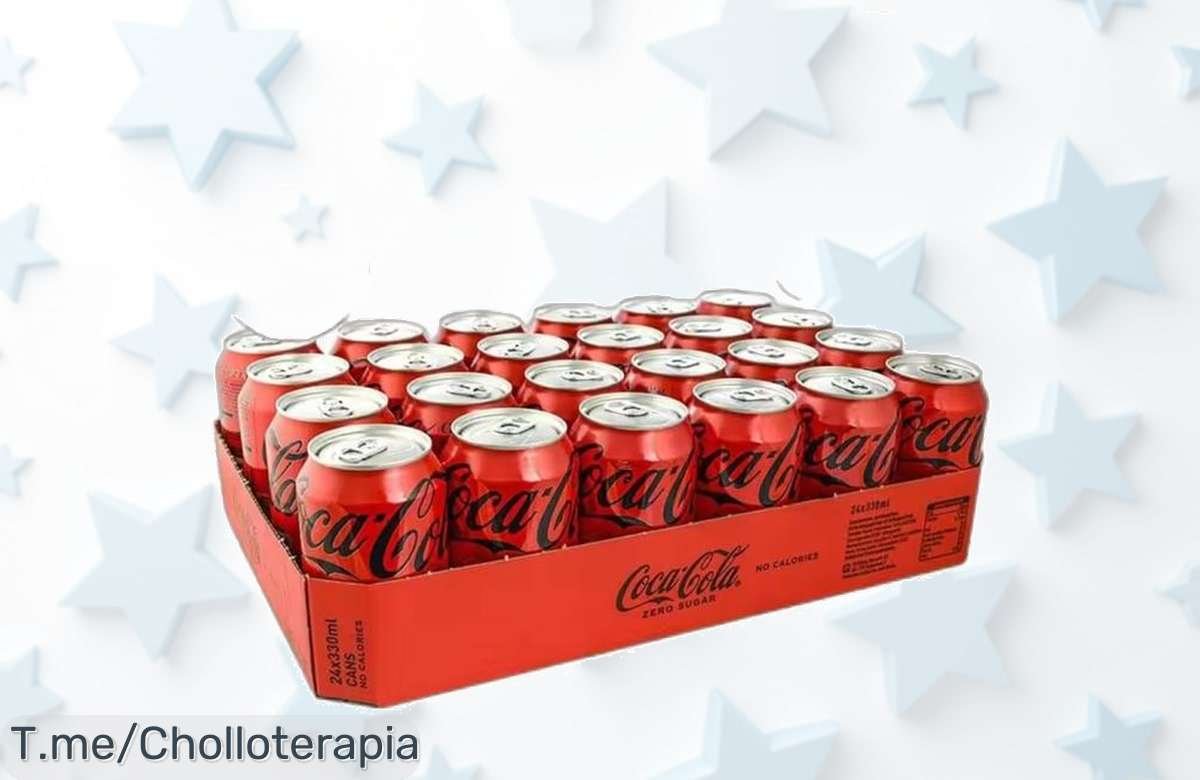 Descubre el super chollo de 24 latas de Coca-Cola Sabor Original y Zero Azúcar, la refrescante combinación que todo hogar necesita. ¡Compra ya y no lo dejes escapar!