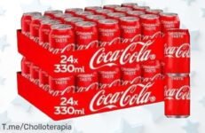 Descubre el super chollo de 48 latas de CocaCola ORIGINAL o CERO, disfruta en grande y ahorra con nuestro descuento brutal ¡Compra ya antes que se acabe!