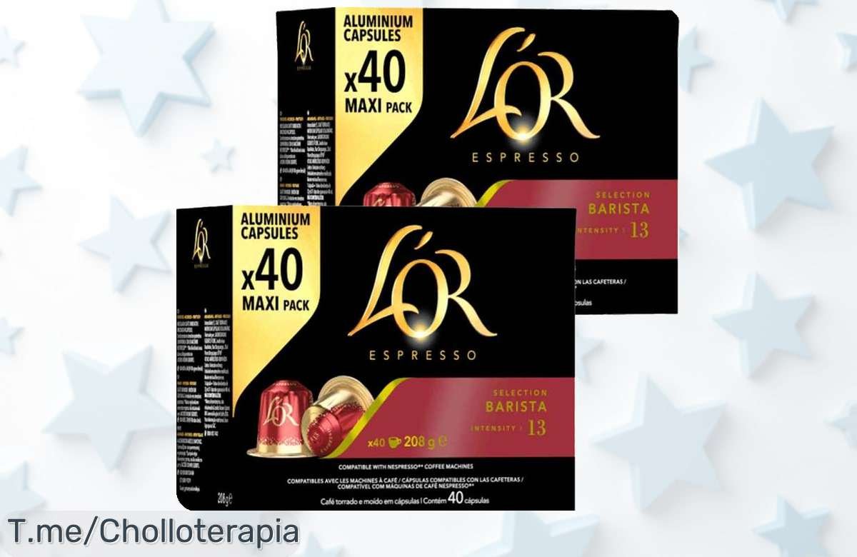 Descubre el super chollo de 80 cápsulas Barista Selección compatibles con Nespresso y disfruta del café perfecto en casa. ¡No te quedes sin este ofertón limitado!