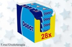 Descubre el super chollo de Dodot Toallitas Bebé Seco: 1456 toallitas que cuidan la piel de tu bebé ¡No te pierdas este ofertón, compra ya antes de que se agoten!