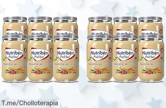 Descubre el super chollo de Nutribén: Potitos de Menestra De Cordero ¡Nutrición deliciosa y fresca para tu bebé! Aprovecha este ofertón limitado y compra ya el pack de 12