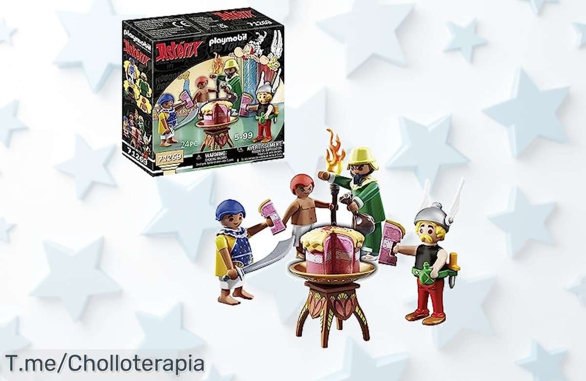 Descubre el super chollo de PLAYMOBIL Asterix con Paletabis y la Tarta envenenada, diversión sin fin para tus pequeños. ¡Actúa ya antes de que se agote esta oferta única!