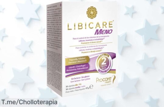 Descubre el super chollo de Procare Health Libicare Meno: 30 + 30 comprimidos para un bienestar increíble Aprovecha este ofertón y mejora tu salud femenina, ¡actúa ya!