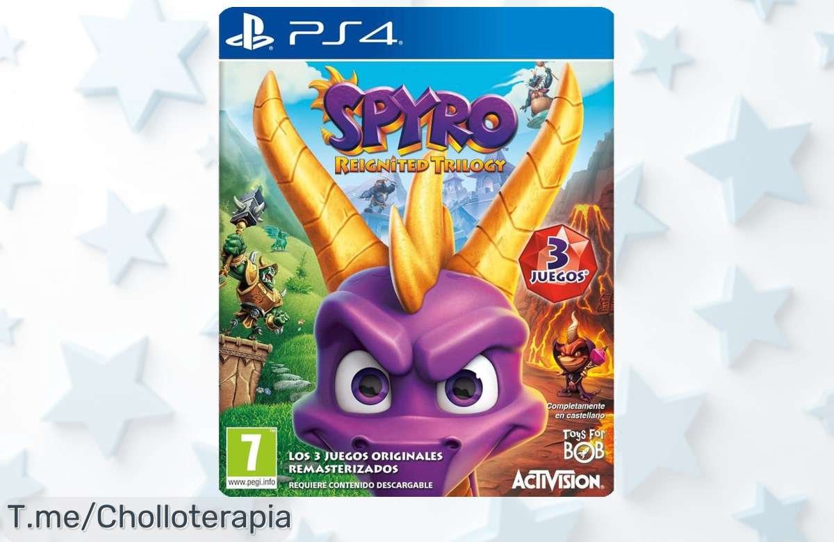 Descubre el super chollo de Spyro Reignited Trilogy para Ps4, revive aventuras increíbles y disfruta horas de diversión. ¡Hazlo tuyo ya antes que se agote!