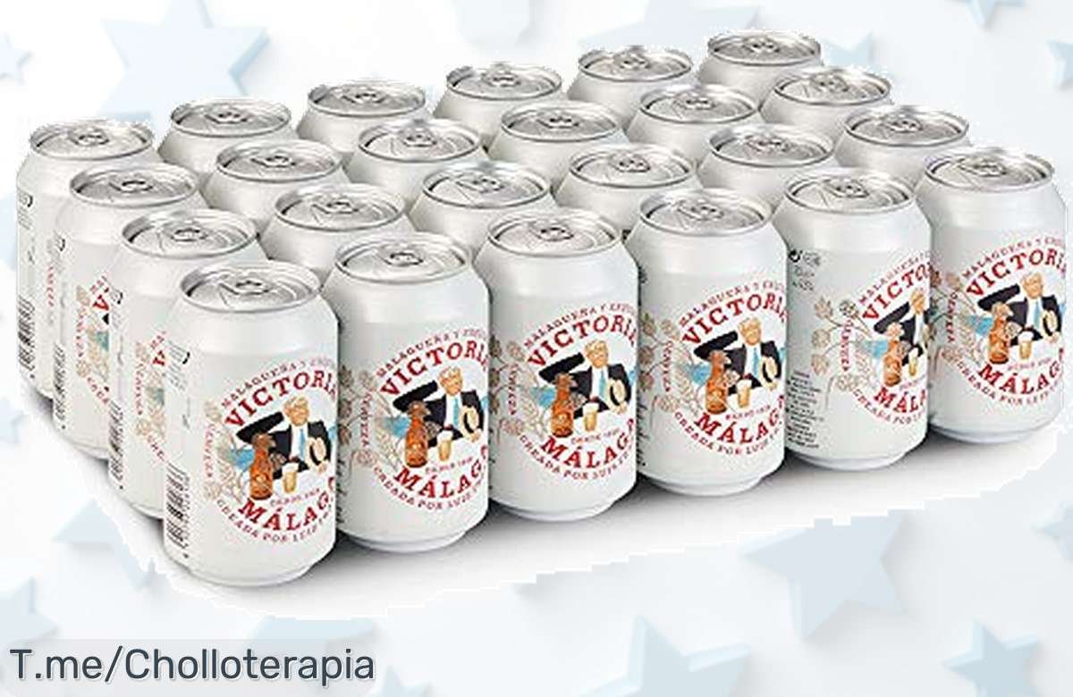 Descubre el super chollo de Victoria Cerveza: 24 latas de placer malagueño en tu mesa. ¡Aprovecha este ofertón y disfruta antes que se agoten!